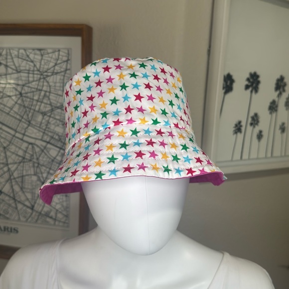 American Girl Star Bucket hat, pink, reversible, one size - Picture 2 of 7